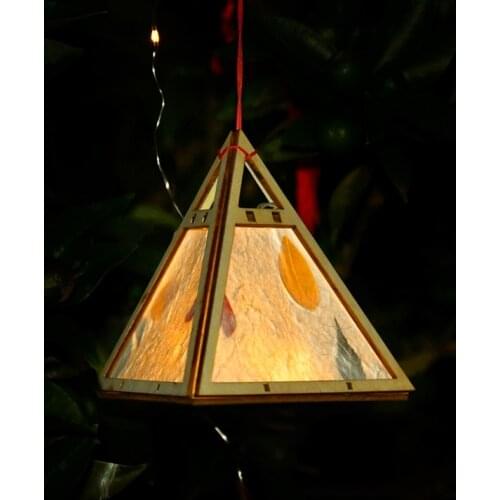 M68E Wooden Portable Lantern with Light Lamp for Chinese Spring Mid-Autumn Festival