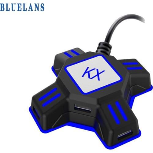 For KX USB Keyboard Mouse Adapter Gamepad Controller Video Converter For PS4 PS3 Xbox One Nintendo Switch FPS Game Accessories