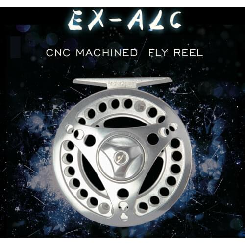 AnglerDream 3/4 5/6 7/8 9/10WT Fly Fishing Reel CNC Machine Aluminum Fishing Reel Large Arbor Aluminum Fly Reel