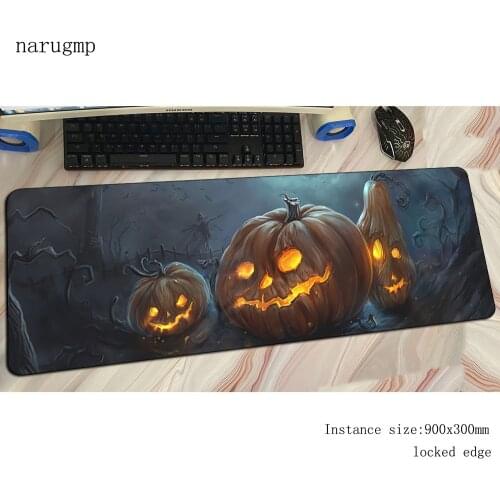 Halloween mouse pad gamer Colourful 900x300x3mm notbook mouse mat gaming mousepad large Cartoon pad mouse PC desk padmouse mats
