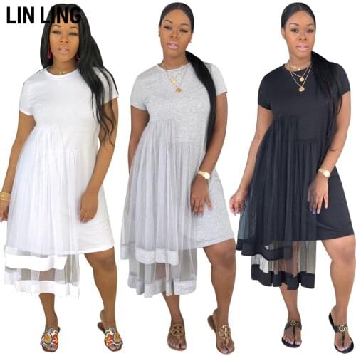 Простые летние платья LINLING China At AliExpress