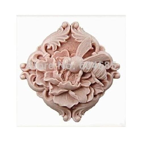 New Bee Soap Mold 0823 Craft Art Silicone Soap mold Craft Molds DIY