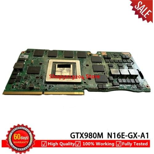 Brand New GTX 980M GTX980M N16E-GX-A1 DDR5 8GB VGA Video Graphics Card For ASUS G750J G750JY G750JYA 100% Test Fast Shipping