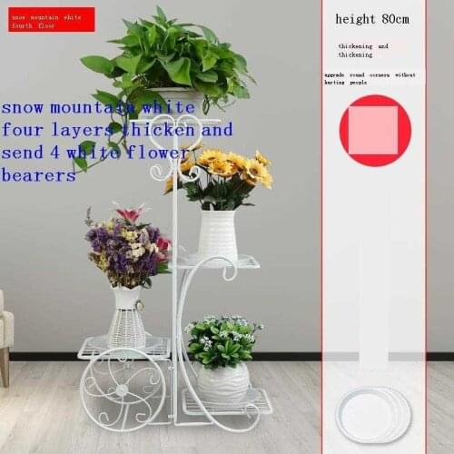 Decor Balcony Salincagi Support Plante Decorative Metal Decoration Terrasse Shelf Plant Stand Balcon Balkon Flower Iron Rack