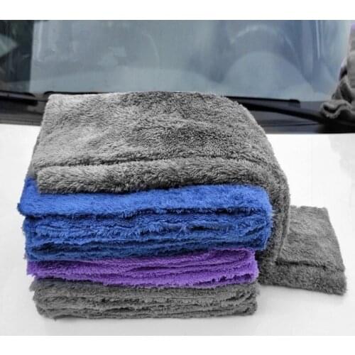 350GSM Microfiber Car Detailing Super Absorbent Towel Soft Edgeless Car Washing Drying CleaningTowel 40X40CM