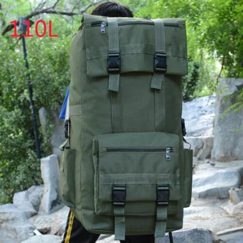 110L Large Capacity Mens Military Tactical Backpack Army Bag Outdoor Trekking Hiking Camping Travel Bag Rucksack