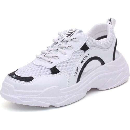 Womens Sports Sandals Summer Breathable Casual Female Sneakers Soft Leather Platform Shoes