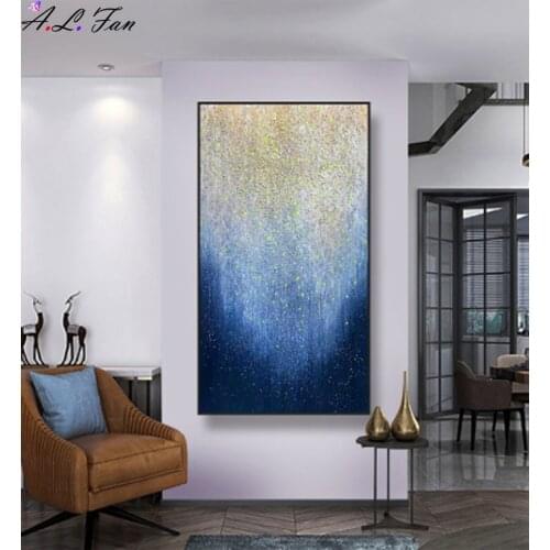 Modern abstract light luxury starlight shining decorative painting vertical version background wall decorative painting living r