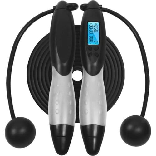 Smart Digital Counter Bodybuilding Aerobic Exercise Fitness Jump Skipping Rope Sports Exercise Gym Jump Rope Fitness Equipment