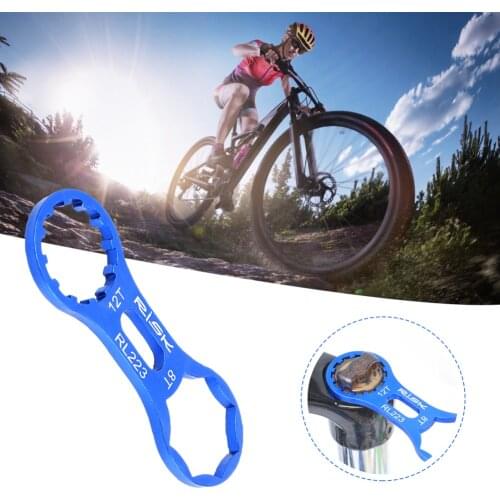 Bicycle Key Front Fork Wrench Repair Tool Double Head Bicycle Parts Accessories Front Fork Repair Tool Disassembly Wrench