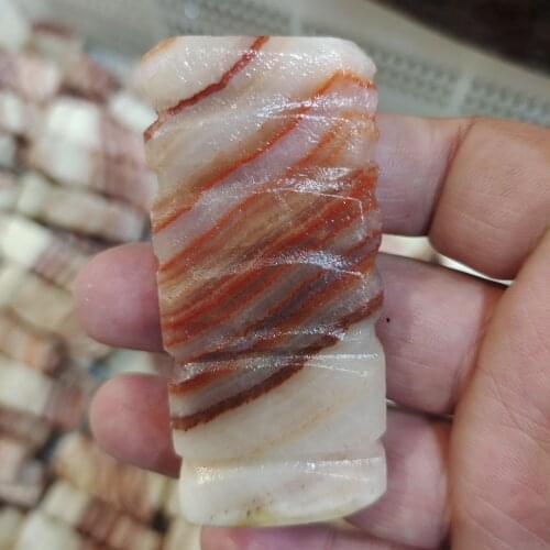1pcs NATURAL Pork stone jade CRYSTAL collectible gift family decorates