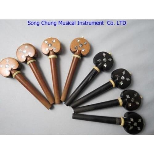 2 set (8pcs) 4/4 cello different inlaid cello pegs,Cello part