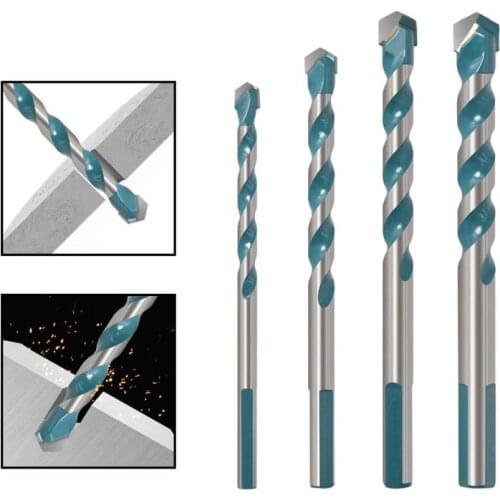 6/8/10/12mm Multifunctional Glass Drill Bit Set Twist Drill Bits For Ceramic Tile Concrete Marble Drilling Electrical Tools