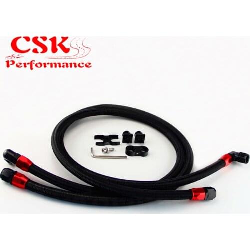 Oil cooler Adapter Hose Kit For BMW E36 Euro,E82,E9X 135/335,E46 M3 Black