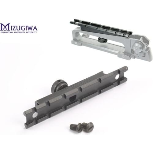 AR15 M4 M16 Carry Handle Weaver Rail Scope Mount 12 Slots 20mm Picatinny Rail Base Rifle Pistol Airsoft Hunting