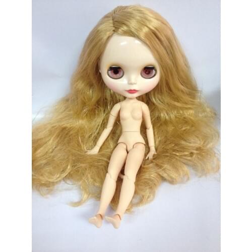 Free shipping Joint body Nude dolls (blond hair)