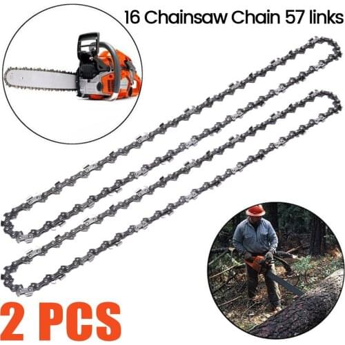 1/2Pcs Chainsaw Saw Chain Blade 16'' 3/8LP Electric Saw Drive Link Chainsaw Wood Cutting Chainsaw Parts Chainsaw Saw Mill Chain