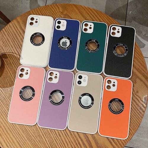 Ottwn Candy Color Phone Case For iPhone 12 Pro Mini 11 Pro Max X XR XS Max 7 8 Plus SE 2020 Clear Lens Protection Soft TPU Cover