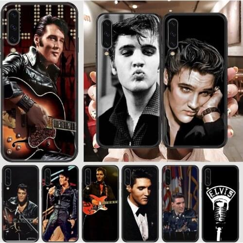 Elvis Presley Phone case For Samsung Galaxy A 3 5 7 8 10 20 21 30 40 50 51 70 71 E S 2016 2018 4G black tpu back silicone funda