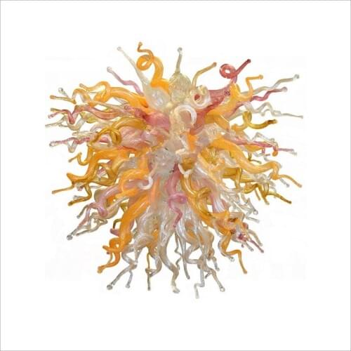 Art Decorative Designer Glass Pendant Lamps Hand Blown Glass Chandelier for Hotel Home Art Decoration