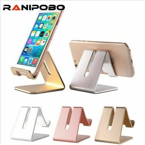 Ranipobo Universal Aluminum Alloy Rotatable Phone Holder For iphone Samsung Tablet Holder Stand Mount Support Bracket Adjustable