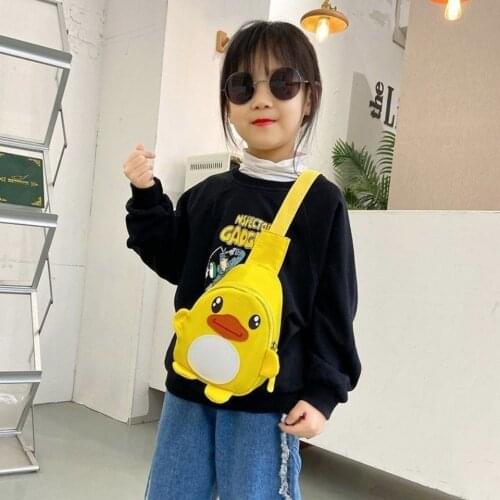 Cute Cartoon Kids Bag Chest Bag Children Belt Bag Money Pouch Baby Zipper Waist Pack Bum Bag