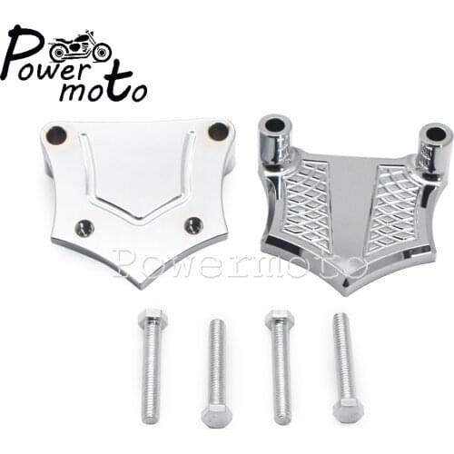 For 21" Harley Touring 1984-2013 Lowers 1993-2013 Motorcycle Chrome Fender Spacer Mudguard Brackets Gasket 1.25"/ 1-1/4"