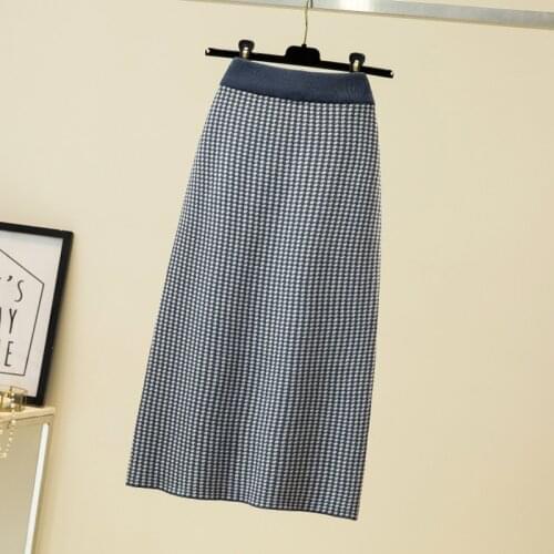 Eyegemix Plaid Pencil Skirts