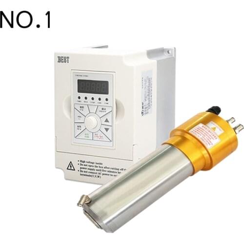 1.5kw/2.2kw water cooled spindle kit +110V/220V Inverter VFD+ER11/ER16+80mm Clamp+Water Pump for cnc wood router