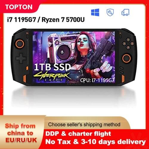 Onexplayer 8.4 Inch Video Game Console PC Switch For Cyberpunk PUBG 11th Gen Intel i7 i5 16G/1T Playstation Windows 10 WiFi6