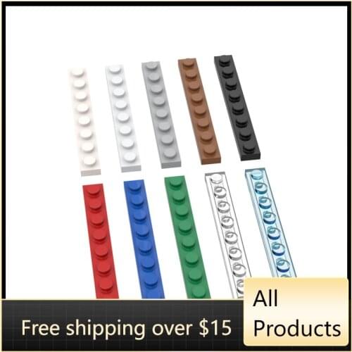 10PCS Build MOC Assembles Particles 3460 1x8 For Building Blocks Parts DIY Educational Toys For Children Gifts Kids