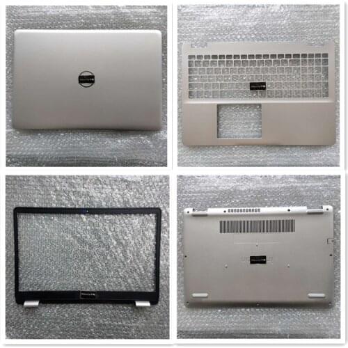 New For DELL Inspiron 15 5584 Back Cover Bezel Upper Top Bottom Case Lower CoverLaptop Shell Silver Blue