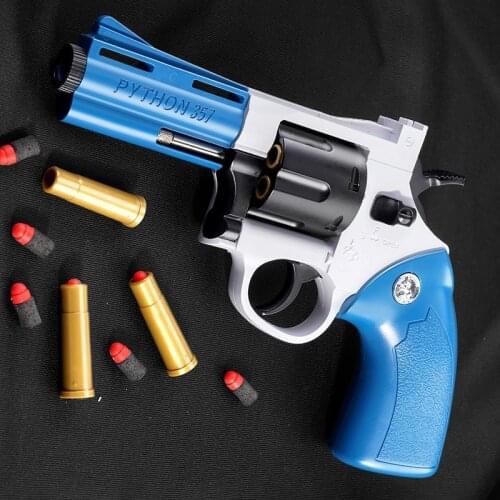 New Alloy Plastic EVA Foam Darts Bullets Revolver Gun Toys Accessories ZP5 Pistol Handgun Soft Paintball Bolt