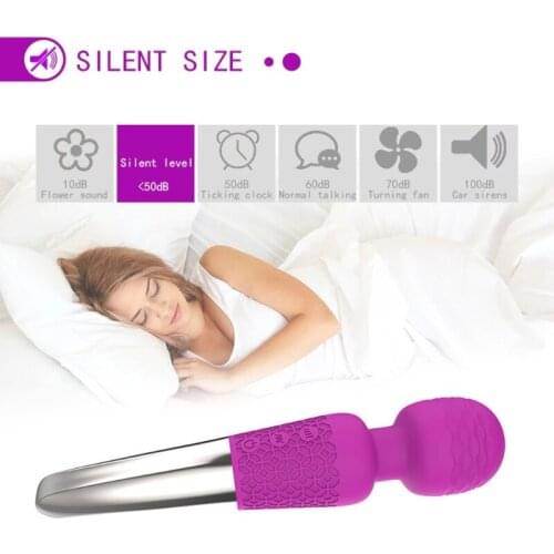 Personal Massager 8 Speed 20 Frequency Vibration Modes Quiet Portable Handheld Rechargeable Massagers Cordless
