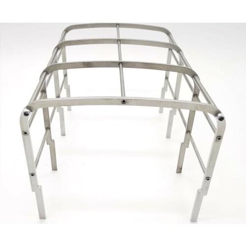 Practical RC Car Railing Kit Metal Fence Decoration Kit for WPL D12 1/10 RC Car