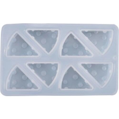 DIY Crystal Epoxy Mold Cake Cheese Cheese Ice Tray Three-dimensional Chocolate Mirror 1PCS Silicone Mold DIY Making Accessories