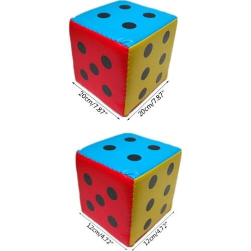 20/12cm Six Sided Super Large Dice Party Props Sponge Game Props For Wedding Teaching KTV Flying Chess