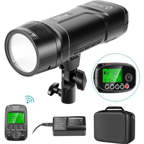 Neewer VISION2 200Ws TTL Flash Strobe For Canon DSLR Cameras, 1/8000 HSS Pocket Monolight with Wireless Trigger, 2900mAh Battery