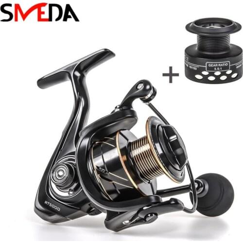High Speed Fishing Coil With Extra Spool 8KG Max Drag Metal CNC Handle EVA Knob Reels For Saltwater