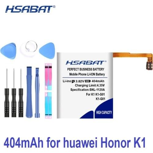 100% Original HSABAT 404mAh Battery For Huawei K1-G01 Honor K1