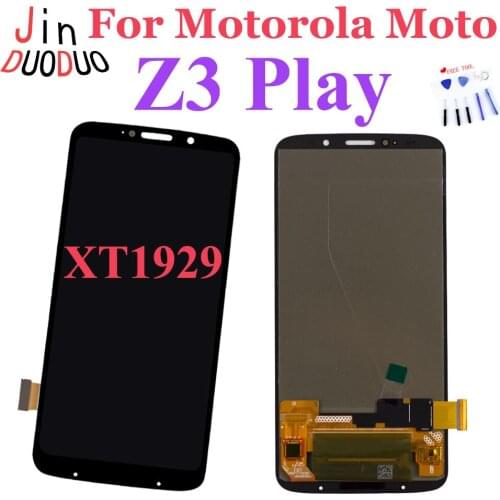 100% Tested For Motorola Moto Z3 Play XT1929 Display LCD Touch Screen Digitizer Assembly Replacement For Moto Z3 Play LCD