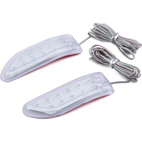 2pcs Soft 13LED Car Universal Auto Side Door Mirror Light Lamp 12V Indicator Turn Signals