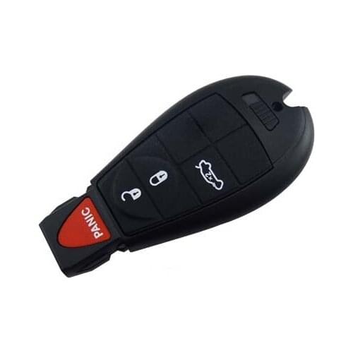 3+1 Buttons Smart Remote Key Shell Case For Chrysler Keyless Entry Fob Car Key Cover
