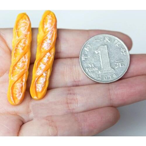 6pcs/set Simulation Mini Bread Pretend Toy 1:12 Resin Scene Dollhouse Kitchen Dollhouse Food Accessories Simulation De Y6D5