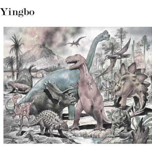 5D Diamond Painting Cartoon Dinosaurs kids Gift Full Square Drill Rhinestone Diy Diamond Embroidery Mosaic Home Decoration Gift