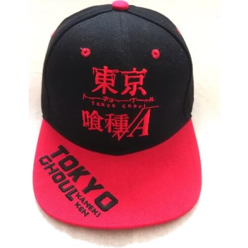Anime Tokyo Ghoul Kaneki Ken Colorful Embroidery Mark Mens Hip-hop Cap Casual Baseball Cap