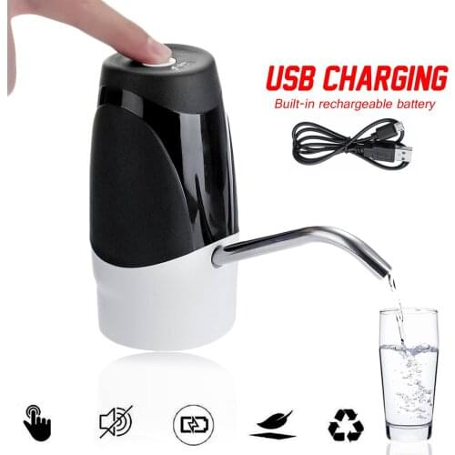 USB Charging Automatic Water Bottle Pump Dispenser Portable Electric Drinking Bottle Switch Single Cooling Type Water Dispenser