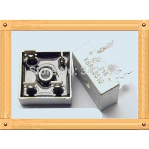 Free Shipping!!! 20pcs KBPC3510 35A/1000V bridge rectifier bridge pile / homework current and voltage