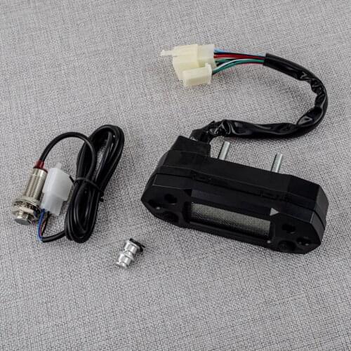 1 Set Black DC 12V Mini LCD Digital Speedometer Tachometer Odemeter Meter Display for Motorcycles Scooters