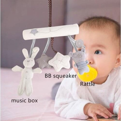 Baby toys childrens mobile to crib rattles 0-12 months developing toy for newborns toddlers rattle kids infant babies car seat